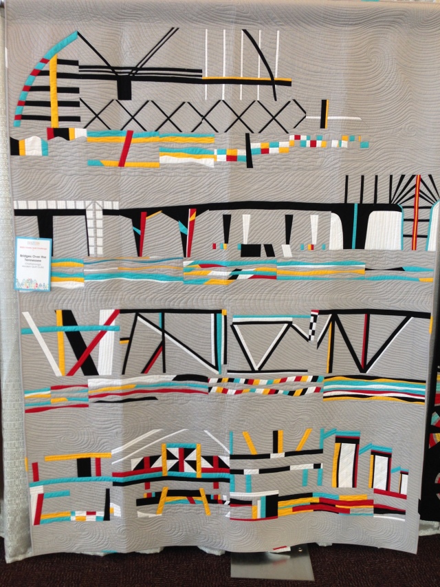 Bridges over Tennessee by the Chattanooga Modern Quilt Guild