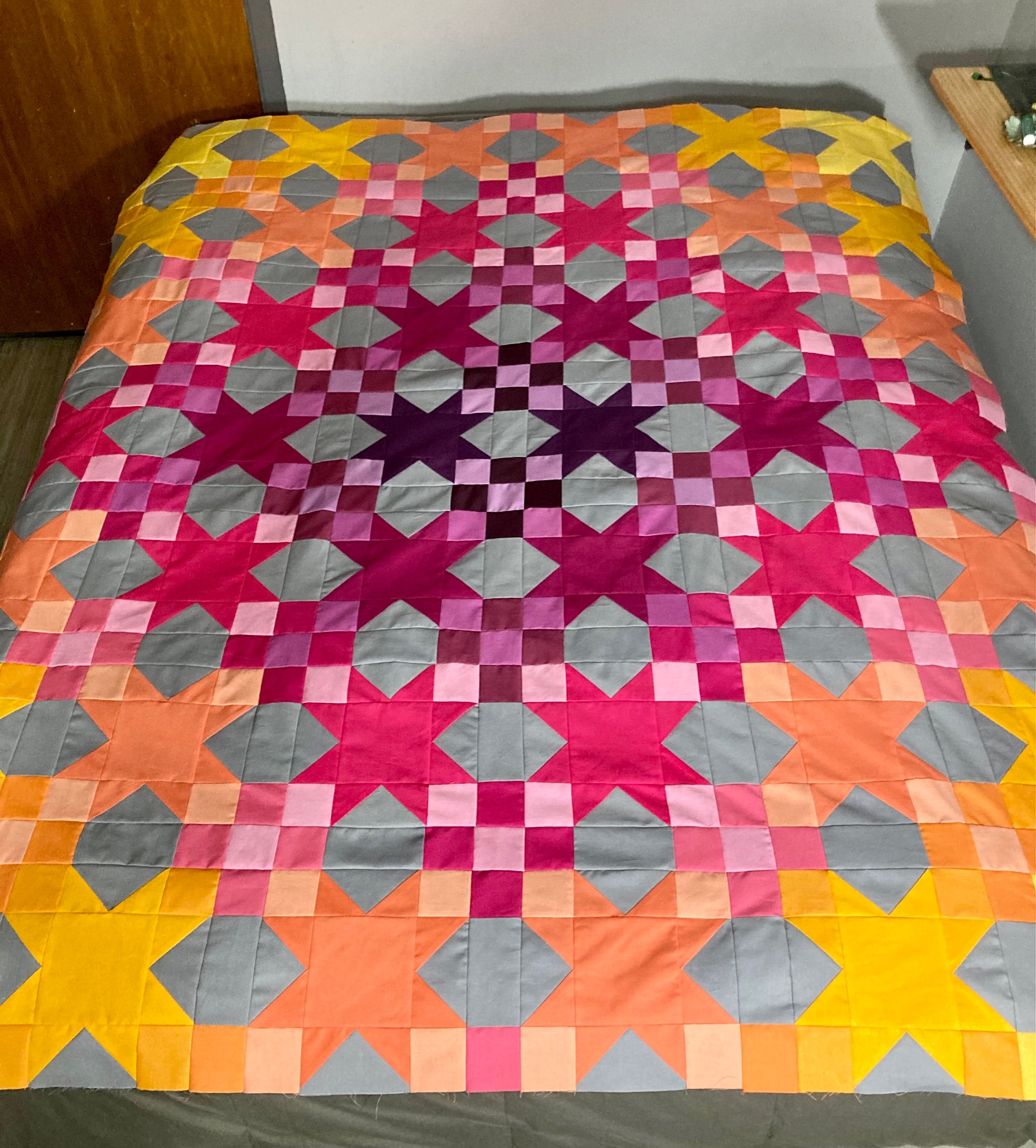 Break of Day quilt top finished