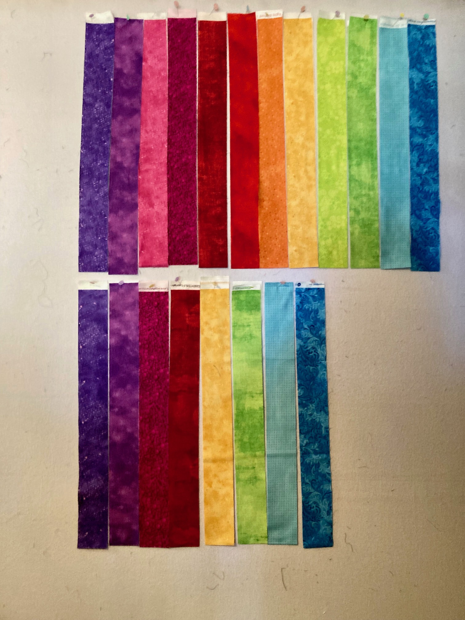 Easy Bargello Strips 1-20