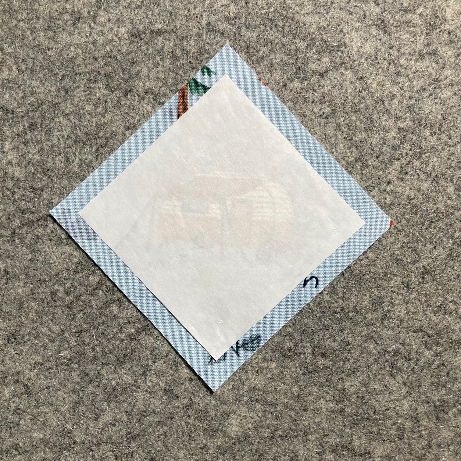 Fussy cutting step 2