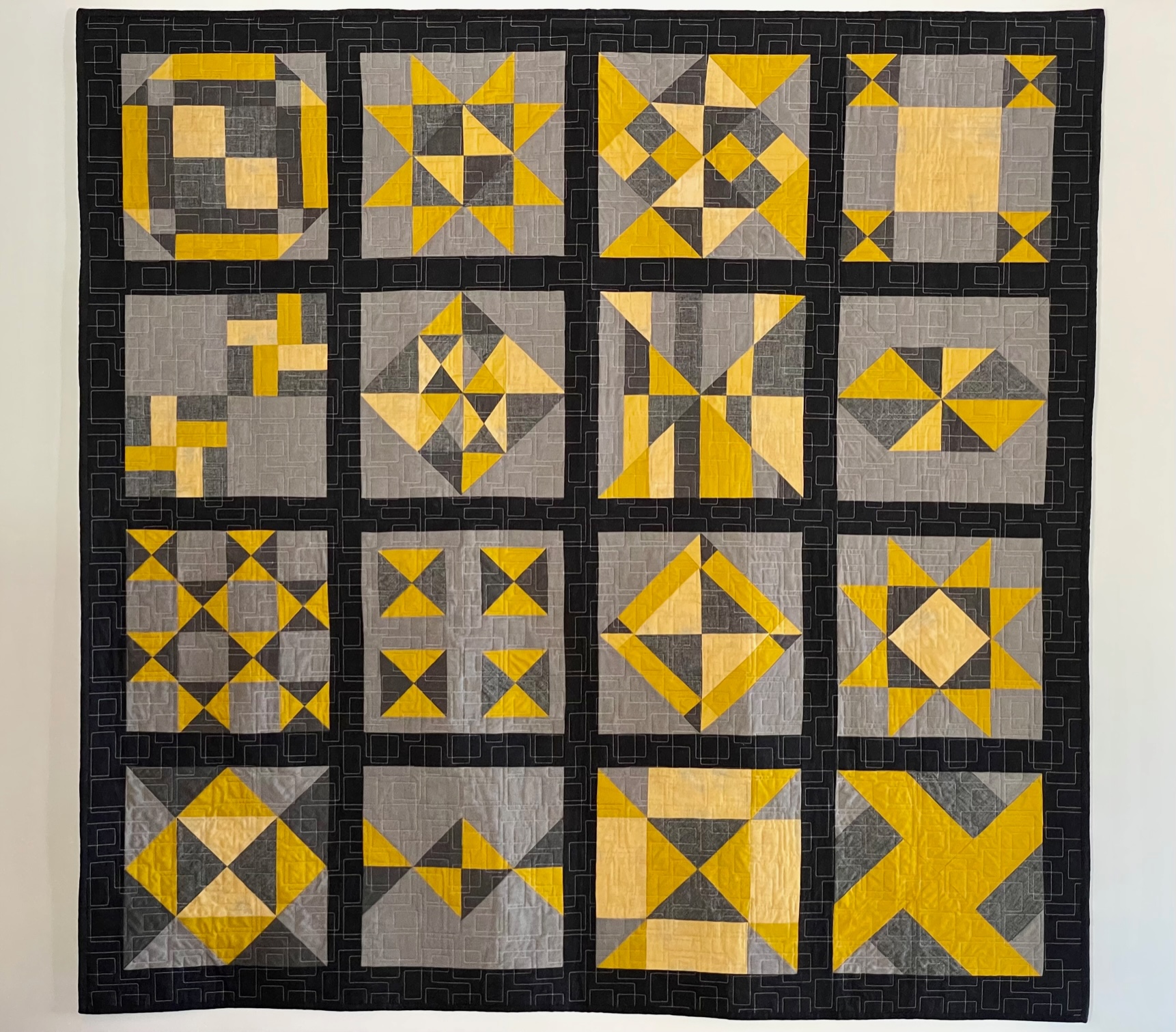Mid Century Modern quilt pic by James