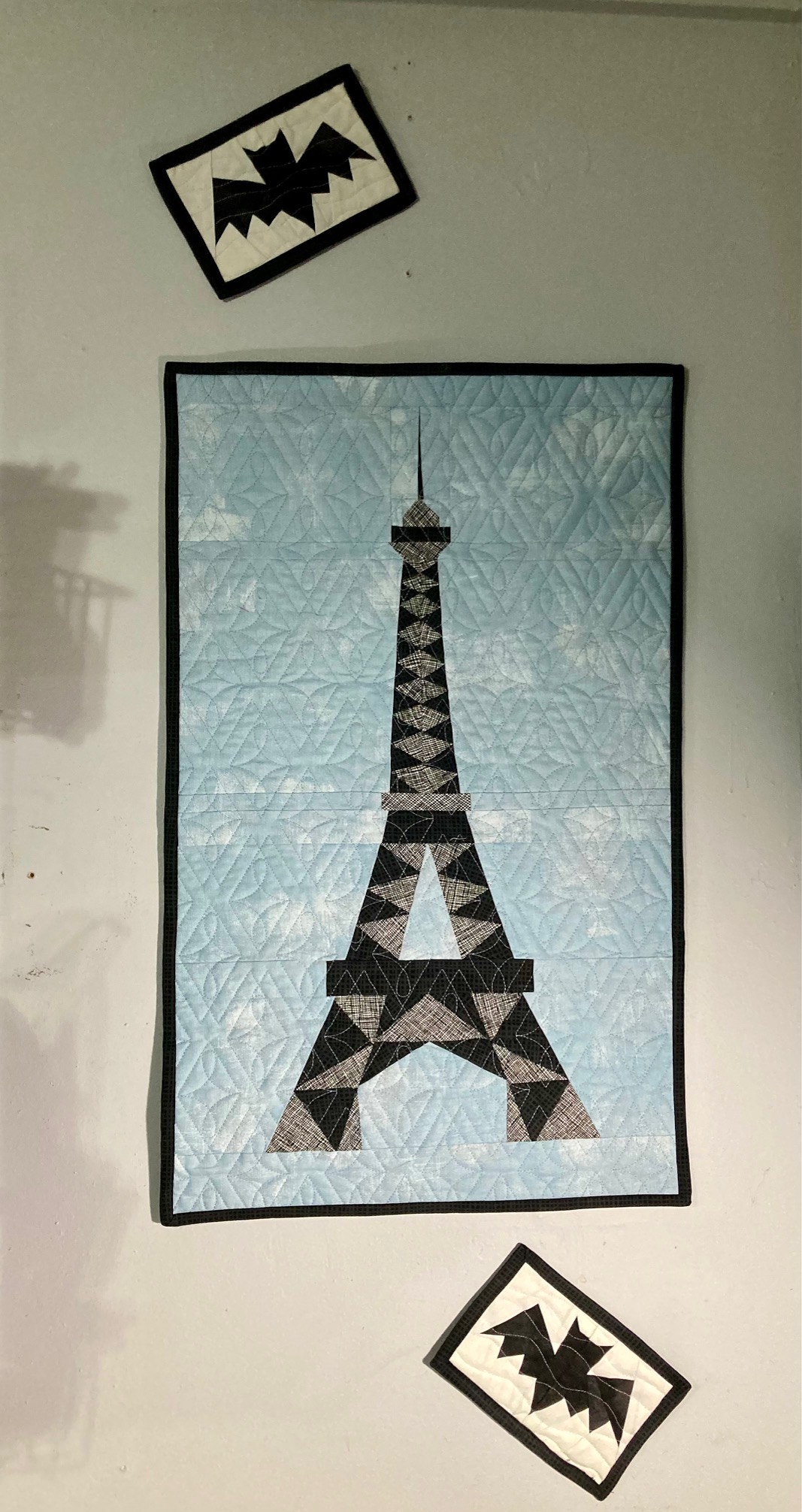 Eiffel Tower with Bats