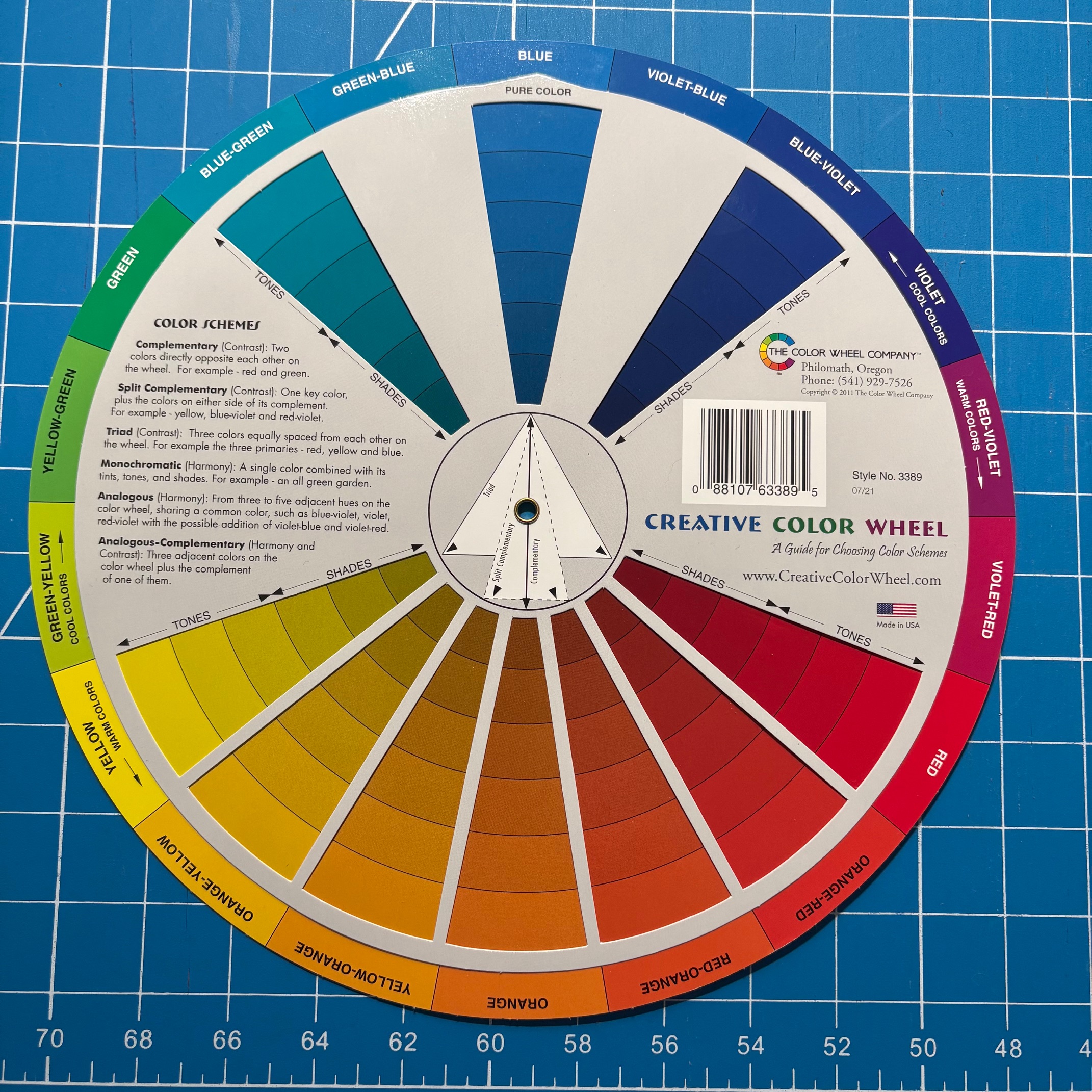 Creative Color Wheel Tones and Shades